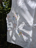 Embroidered Tie-Vest