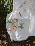 Embroidered Tie-Vest