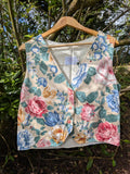 Floral Button Waistcoat