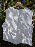 Embroidered Tie-Vest