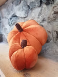 Orange Velvet Pumpkins