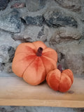 Orange Velvet Pumpkins