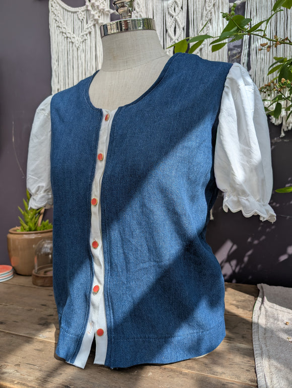 Denim Short Sleeve Shirt